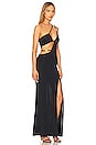 view 2 of 3 Virgil Gown in Black