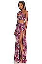 view 3 of 6 Lovers + Friends Elysian Gown in Mariposa Multi