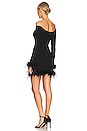 view 3 of 3 Ellerie Feather Knit Mini Dress in Black