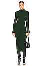 view 1 of 3 Coralie Knit Dress in Dark Green