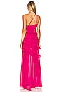 view 3 of 3 Junette Gown in Magenta Pink