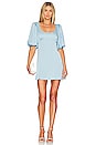 Cecily Mini Dress in Airy Blue