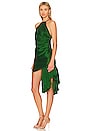 view 3 of 4 Laren Mini Dress in Emerald Green