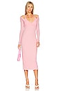 view 1 of 3 Garcelle Midi Dress in Peony Pink