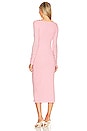 view 3 of 3 VESTIDO MIDI GARCELLE in Peony Pink