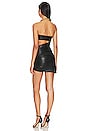 view 4 of 4 Farrah Faux Leather Mini Dress in Black