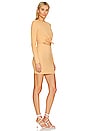 view 2 of 3 МИНИ ПЛАТЬЕ DARCEY in Latte Brown