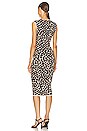 view 3 of 3 Seanna Leopard Midi Dress in Brown Multi