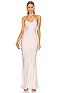 view 1 of 4 Massie Gown in Blush Pink