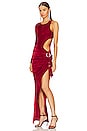 view 3 of 5 Edith Gown in Crimson Red