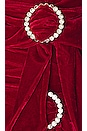 view 5 of 5 Edith Gown in Crimson Red