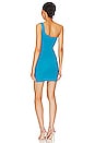 view 3 of 4 Saretha O Ring Cut Out Knit Mini Dress in Bright Blue