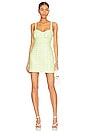 view 1 of 3 Avignon Mini Dress in Lime Green Tweed
