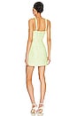 view 3 of 3 Avignon Mini Dress in Lime Green Tweed