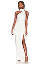 view 1 of 3 Odilia Gown in Blanc White