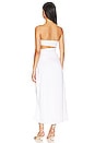 view 4 of 4 Forget Me Knot Midi Dress in White