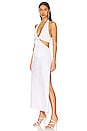 view 3 of 4 Forget Me Knot Maxi Dress in White