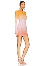 view 2 of 3 Nadalia Ombre Dress in Orange & Light Pink