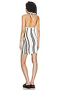 view 3 of 3 Kerry Striped Mini Dress in Black & White