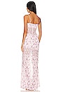 view 3 of 3 Kenzie Gown in Pink Floral Multi