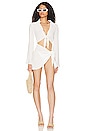 view 1 of 3 Pacifico Mini Shirt Dress in White