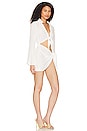 view 2 of 3 Pacifico Mini Shirt Dress in White