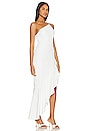 view 2 of 3 Imani Asymmetrical Dress in Opal White