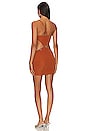 view 3 of 4 Kiana Mini Dress in Copper