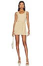 view 1 of 3 Langley Mini Dress in Taupe Neutral