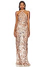 view 1 of 4 Xenia Gown in Champagne