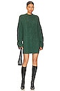 view 1 of 3 Garcelle Sweater Dress in Forest Green
