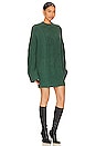 view 2 of 3 Garcelle Sweater Dress in Forest Green