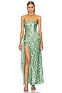 view 1 of 4 Elektra Gown in Aqua Ombre