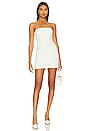 Renn Mini Dress in Ivory White