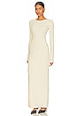 view 3 of 4 Calliope Maxi Dress in Cream White