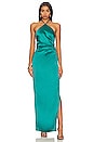 view 2 of 3 Emaline Gown in Teal Green