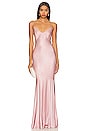view 1 of 3 Anderson Gown in Clay Pink
