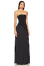 view 2 of 3 Alice Strapless Gown in Black