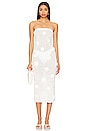 view 1 of 4 Everla Rosette Midi Dress in Ivory