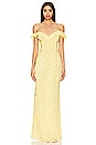 view 1 of 3 Marisol Gown in Baby Yellow