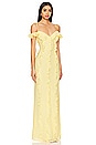 view 2 of 3 Marisol Gown in Baby Yellow