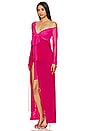 view 3 of 4 Jayleen Asymmetric Dress in Pink Multi