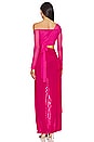 view 4 of 4 Jayleen Asymmetric Dress in Pink Multi