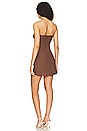 view 3 of 3 Jesenia Mini Dress in Chocolate Brown