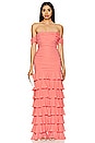 view 1 of 3 Elora Gown in Coral