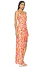 view 2 of 4 Lilo Asymmetrical Maxi Dress in Sunset Floral Multi
