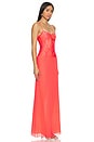 view 2 of 3 Chana Gown in Hot Pink