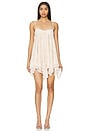 view 1 of 4 Noa Mini Dress in Sand Beige Floral