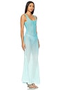 view 2 of 3 Katrina Mesh Maxi Dress in Blue Ombre