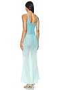 view 3 of 3 Katrina Mesh Maxi Dress in Blue Ombre